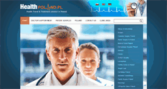 Desktop Screenshot of healthpoland.com